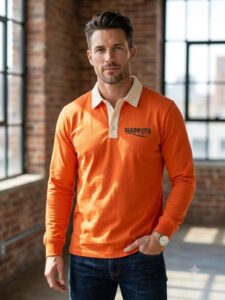 Happita Rugby Polo – Orange