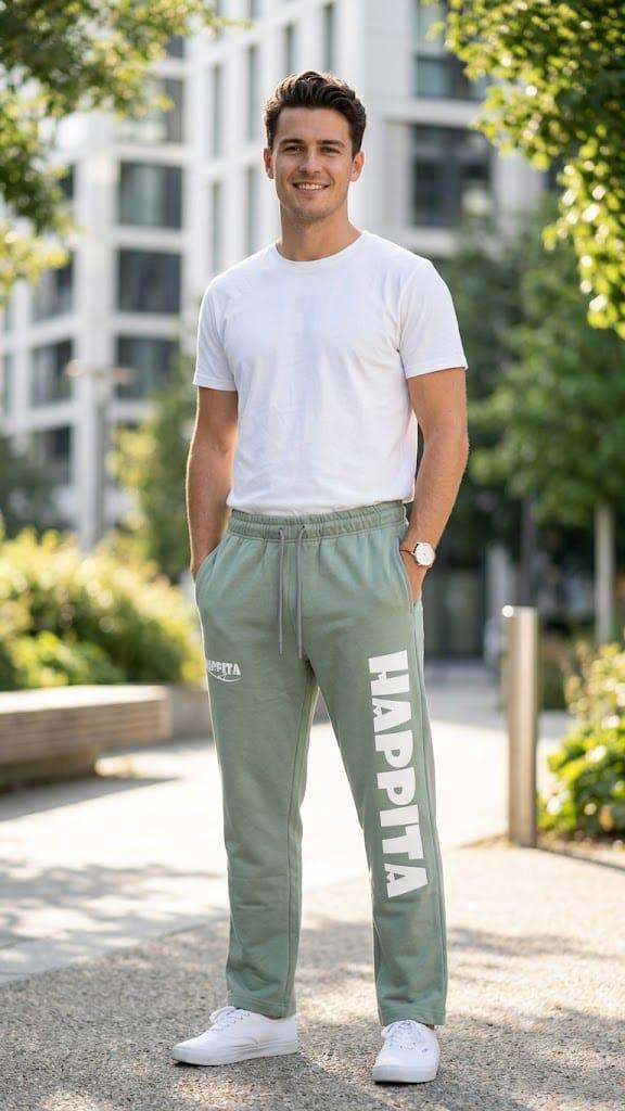 Happita Sweatpants – Sage Green