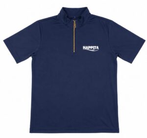Happita Quarter-Zip Mock Neck – Navy Performance