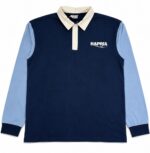 Happita Rugby Polo – Navy & Sky