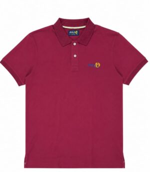 Polo19 Pique Polo – Burgundy